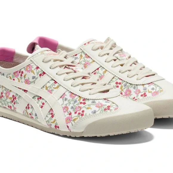 Onitsuka Tiger by Asics Floral Cream Sneakers - Picture 1 of 4